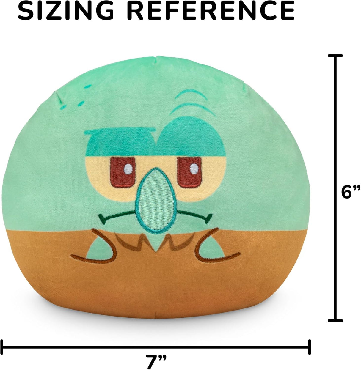 Peluche Reversible TeeTurtle Spongebob y Squidward 15 cm