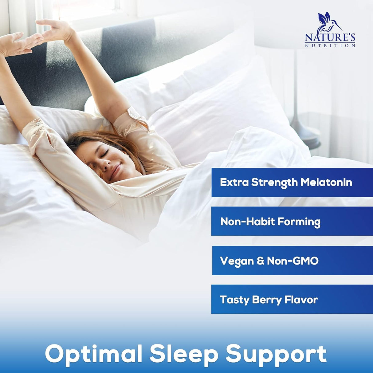 apoyo para dormir Gomitas extra fuerte, 12 mg dietético