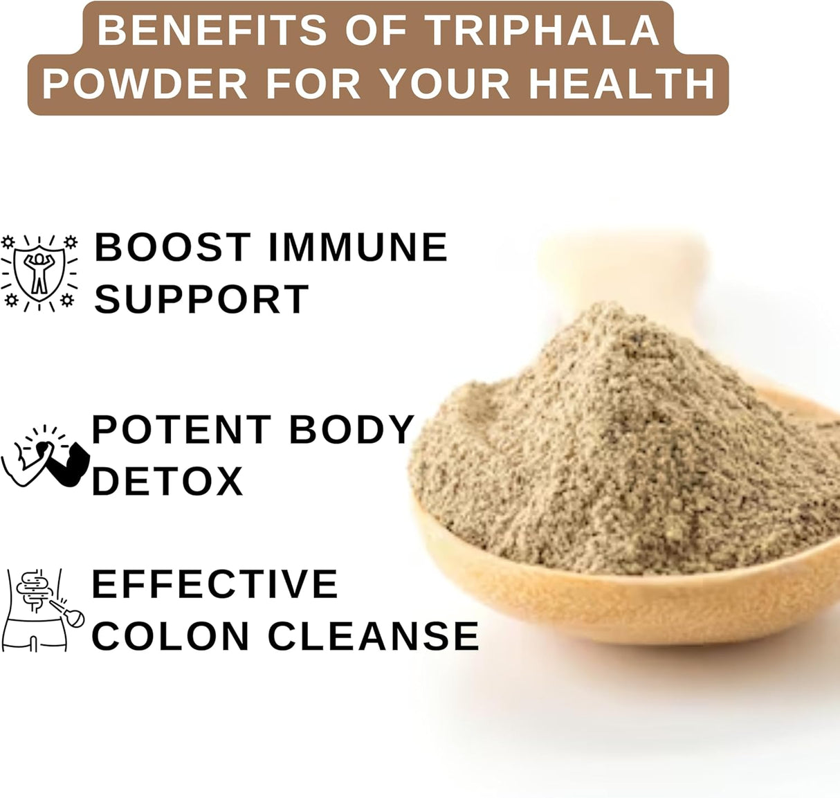 Polvo Orgánico de Triphala - Organic India - 100g Detoxificante