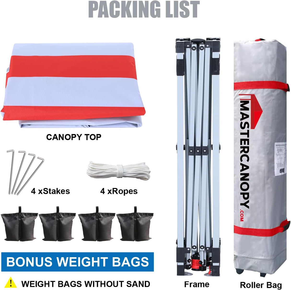 Tienda de campaña desplegable duradera con bolsa enrollable