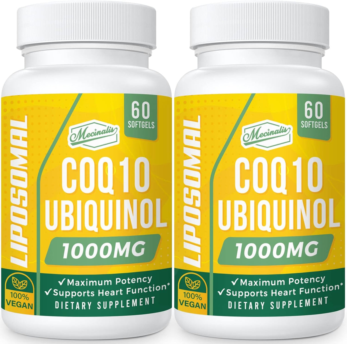 Liposomal CoQ10 1000mg Vegan Antioxidant 120 Softgels