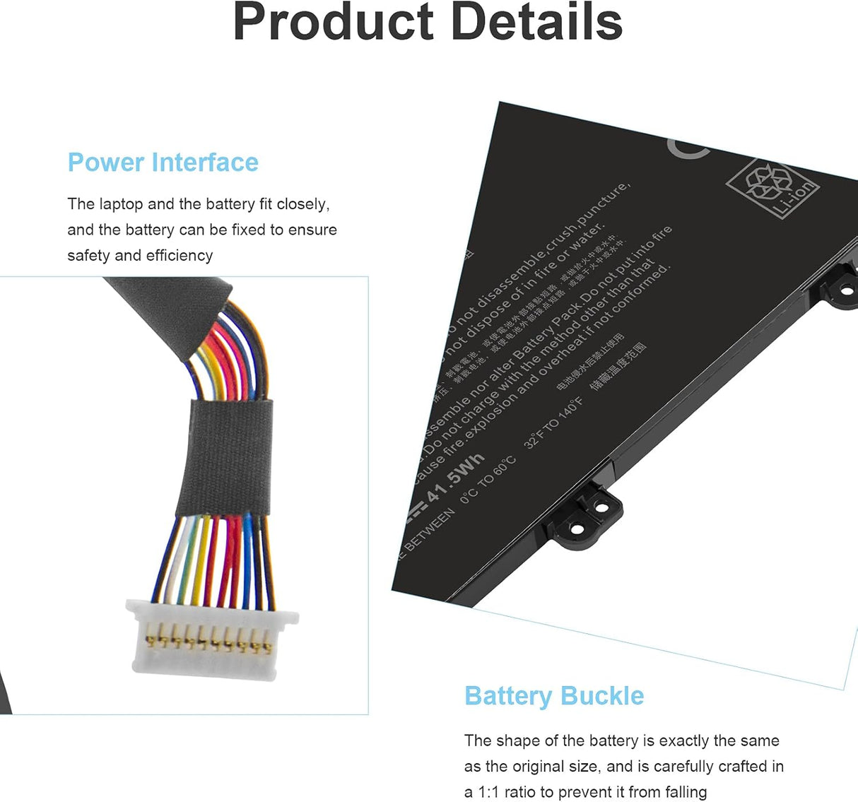Batería SG03XL para Laptop, 17.3", Modelos HP Envy y HSTNN