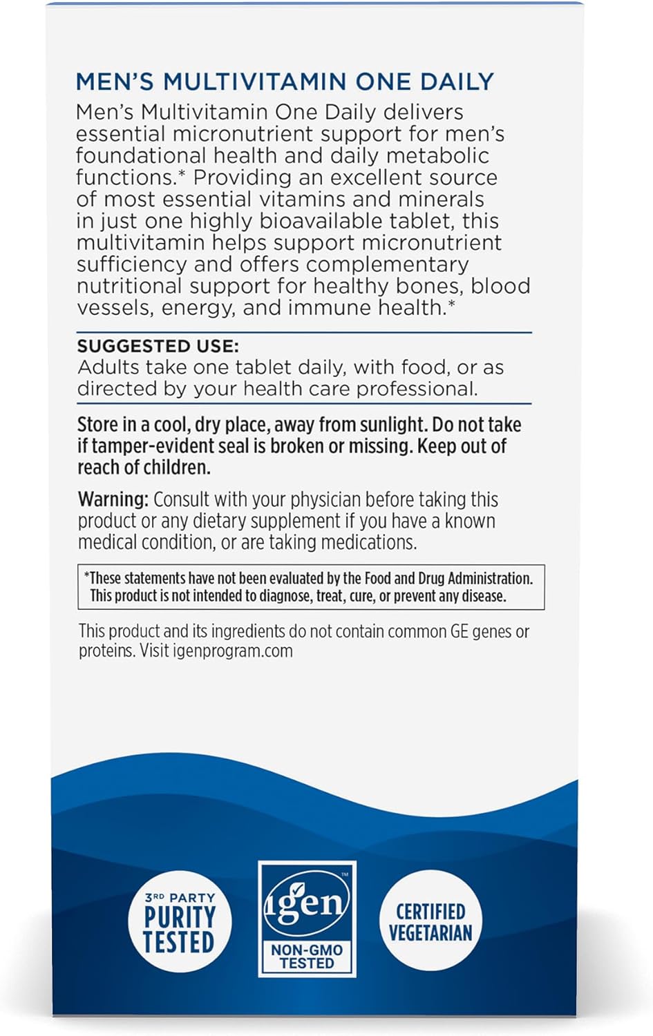 Multivitamina Diaria Hombre Nordic Naturals - 20 Nutrientes