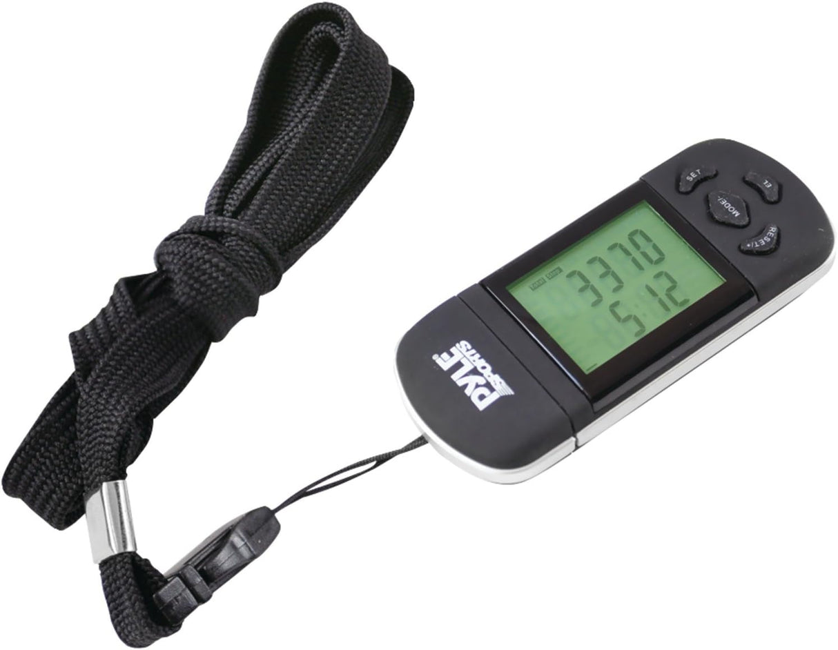 Podómetro Pyle Sport PCLRMU2, sensor 3D, pantalla LCD, USB