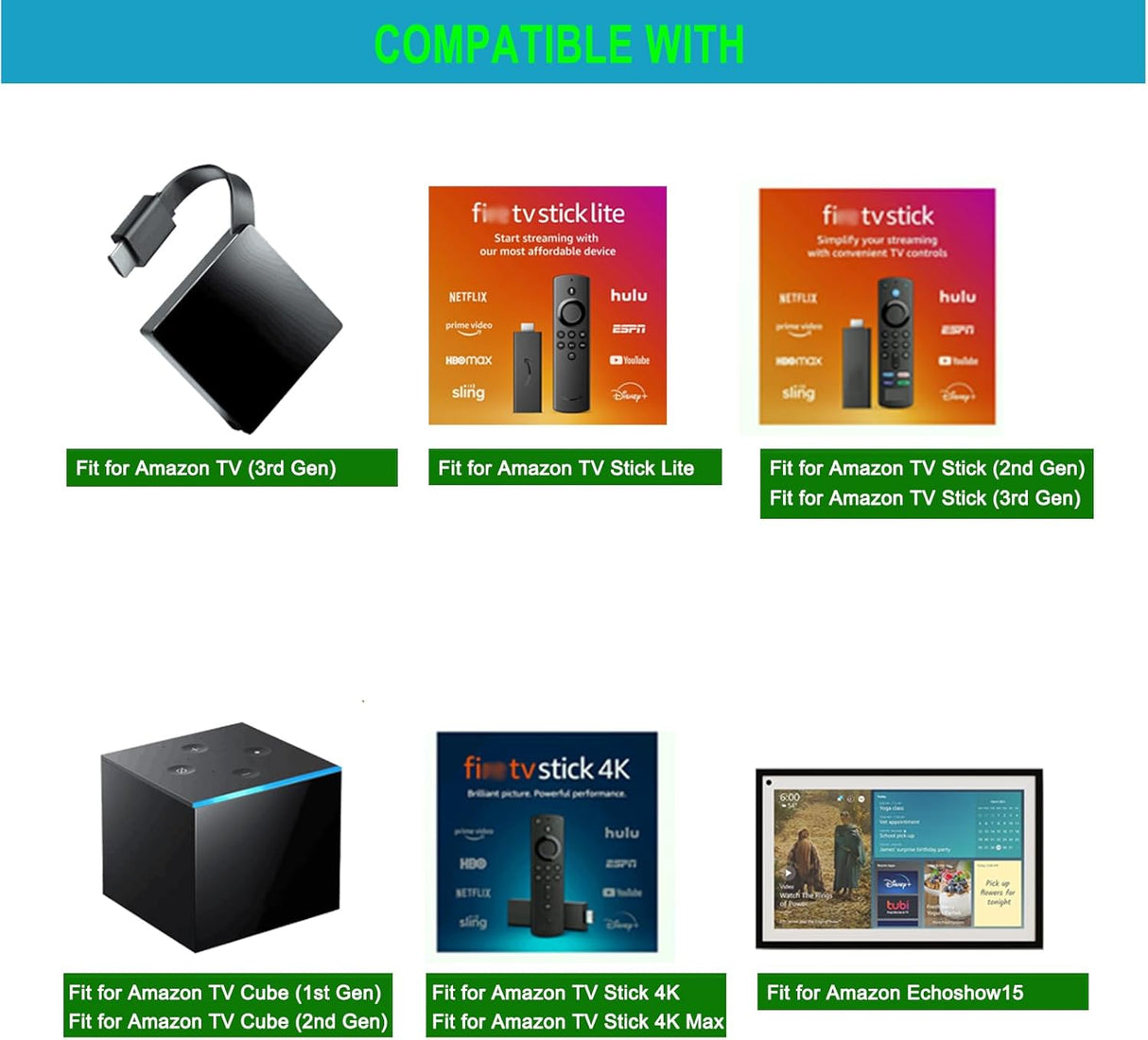 Control Remoto por Voz Allimity Compatible con Amazon TV