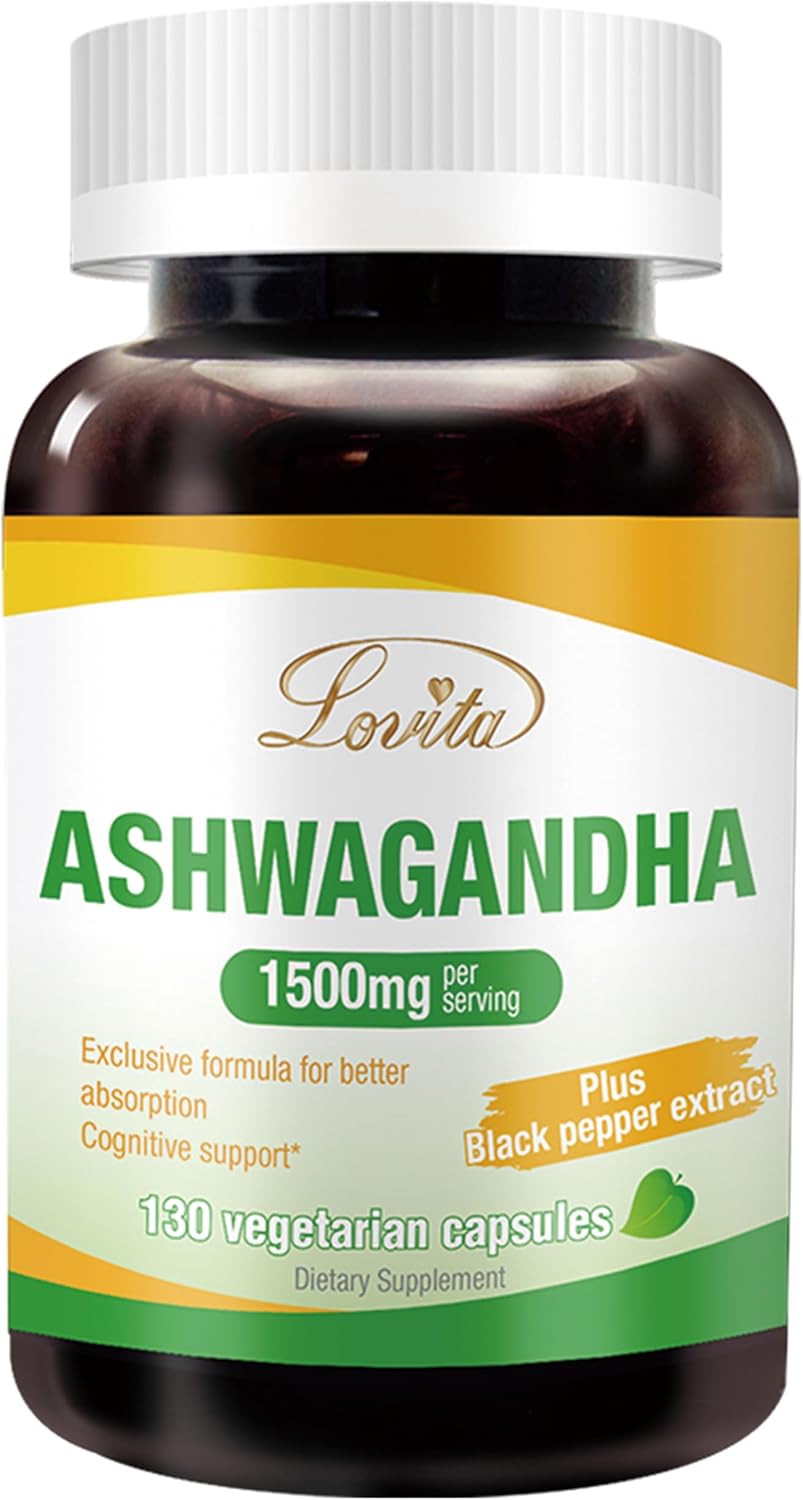KSM-66 Ashwagandha Lovita | 22,500mg | 130 Cápsulas