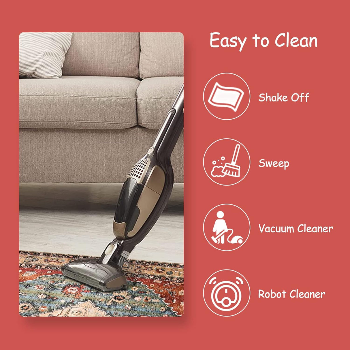 Alfombra tribal bohemia de 8 x 10 para sala 123456 Lahome