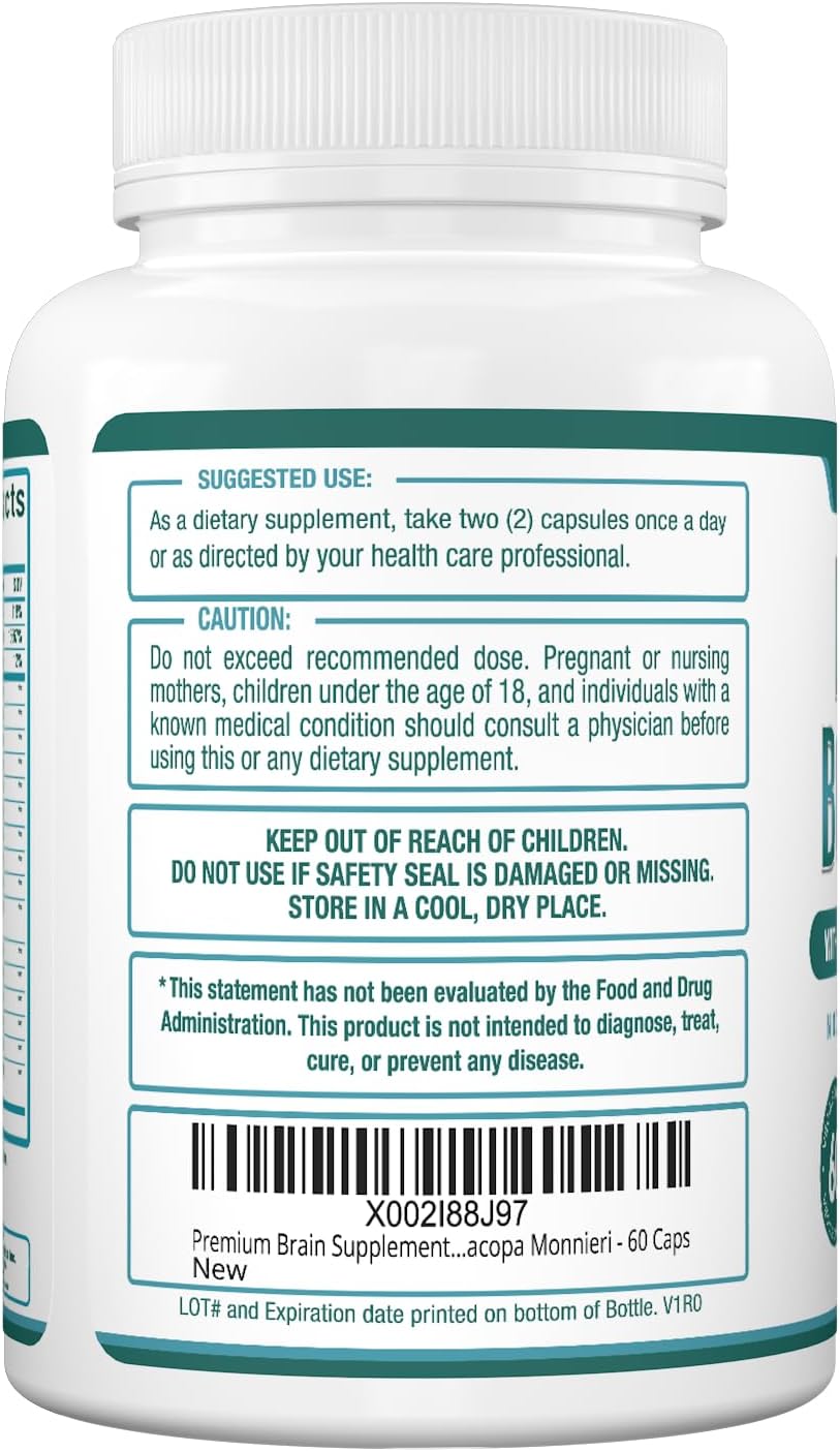 Suplemento Cerebral Premium - Mejora Memoria y Concentración