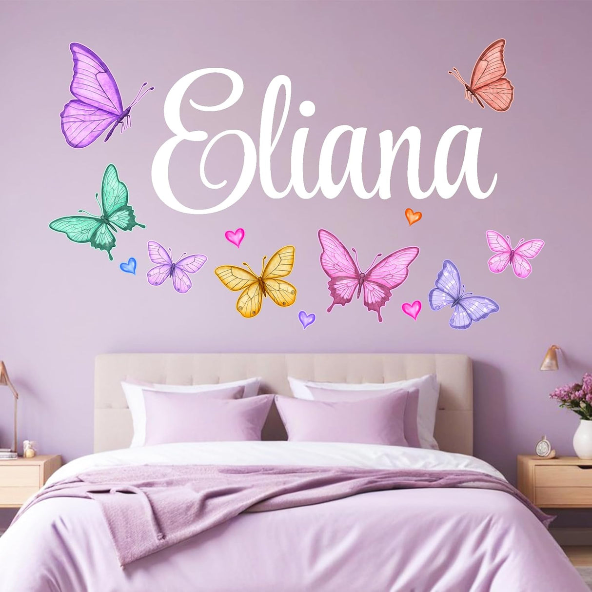 Decoración de Mariposas Personalizadas I Paredes para Niñas I Modelos Variados