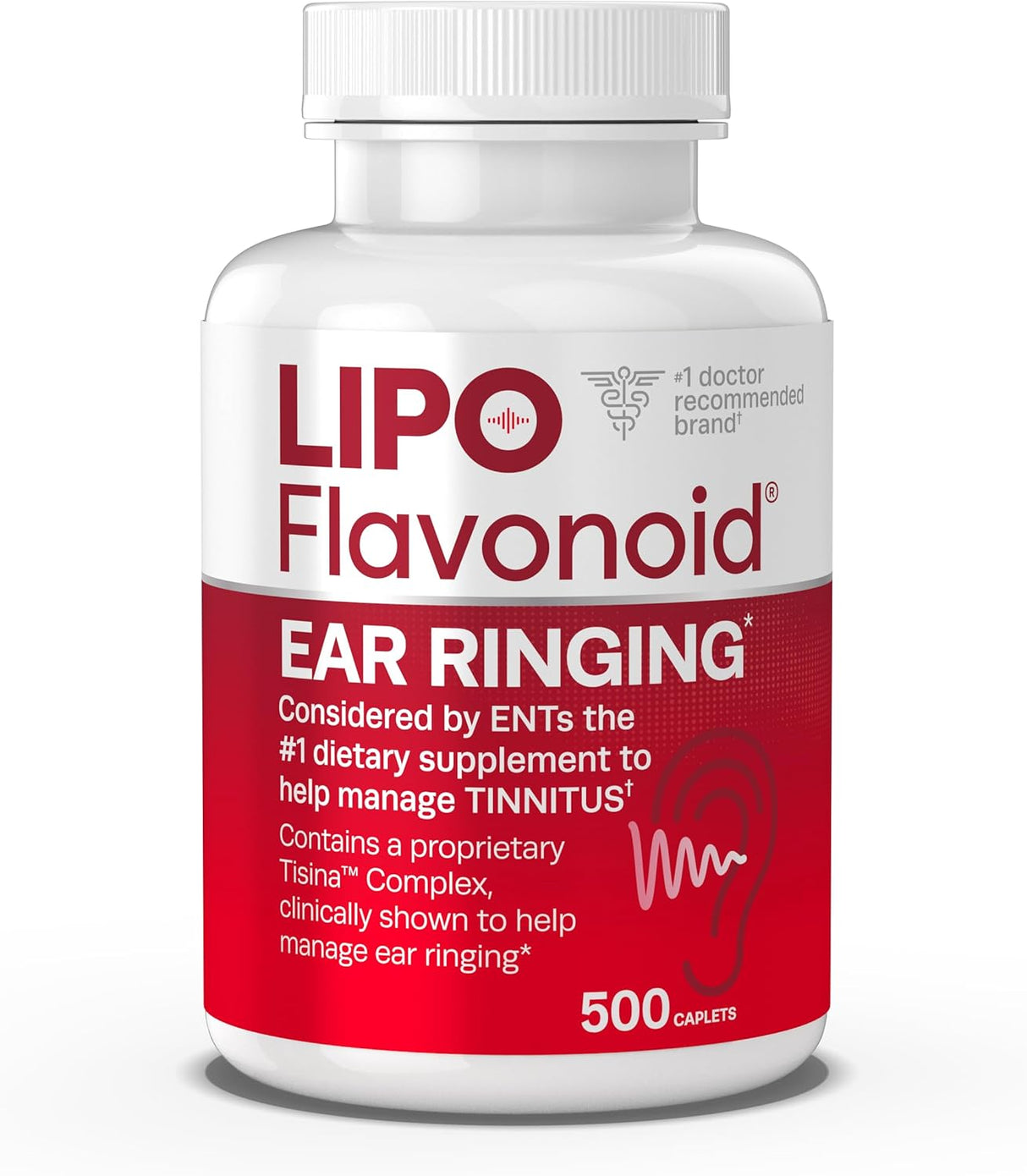 Lipo-Flavonoid Plus Alivio Tinnitus Doctor 500 Caplets