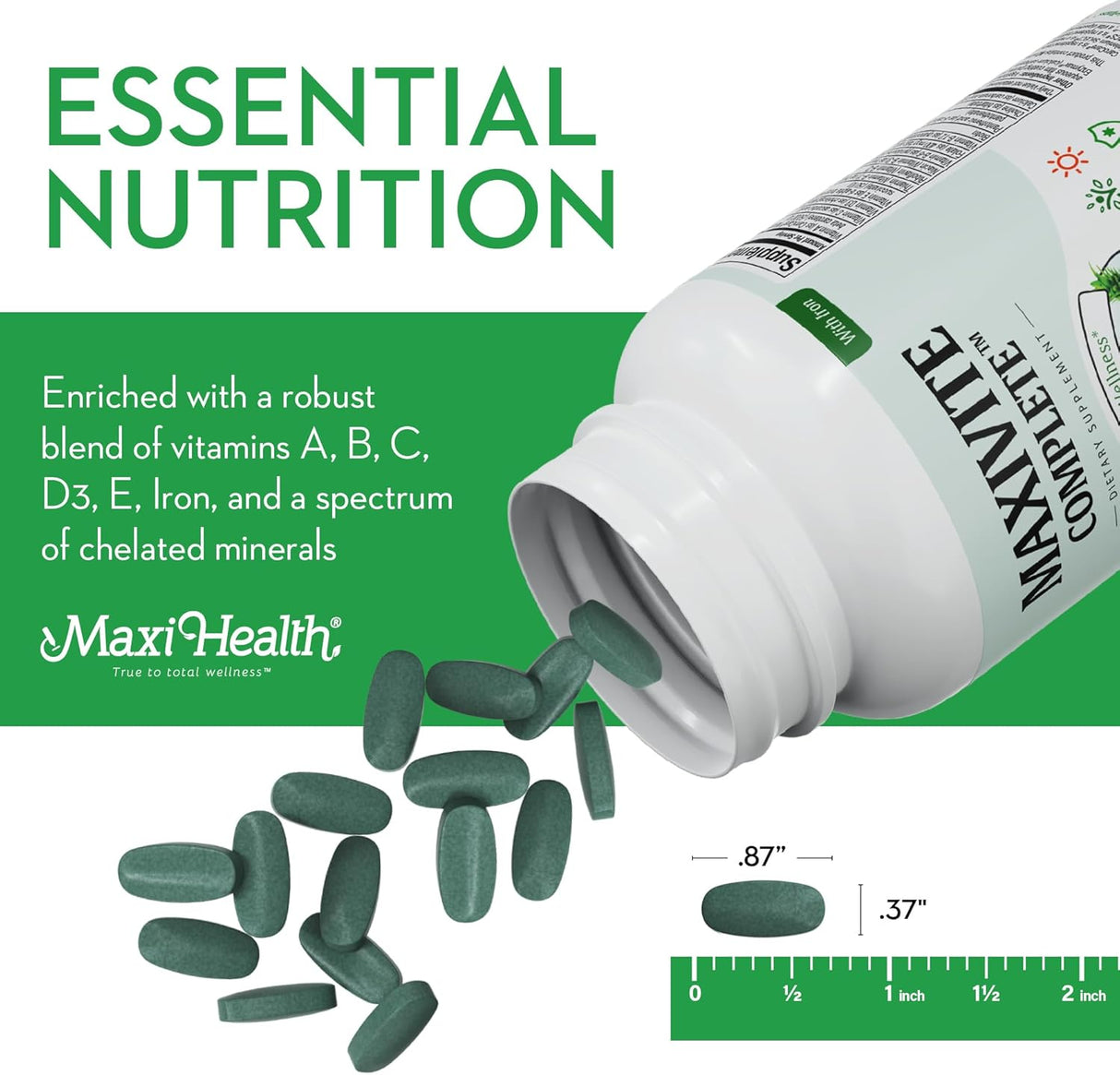 Suplemento Maxi Health MAXIVITE Multivitamínico y mineral
