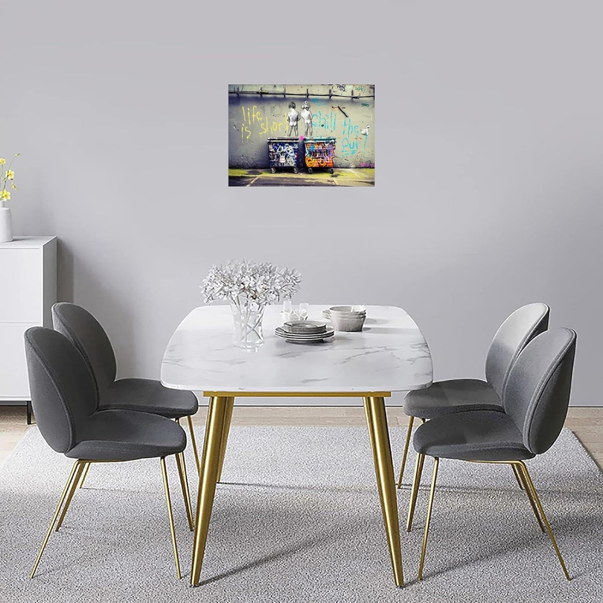 Pósteres artísticos Life Is Short Chill the Duck Out 16x24 pulgadas