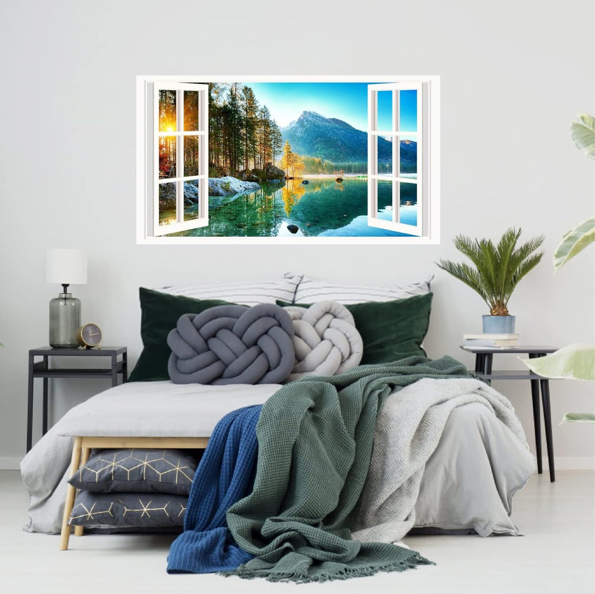 Pegatinas 3D Montaña - Vinilos Naturaleza, Decoración Habitaciones