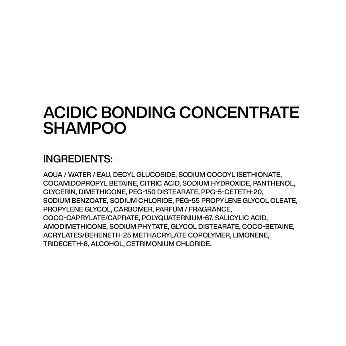 Champú Bonding para Reparación de Cabello Dañado