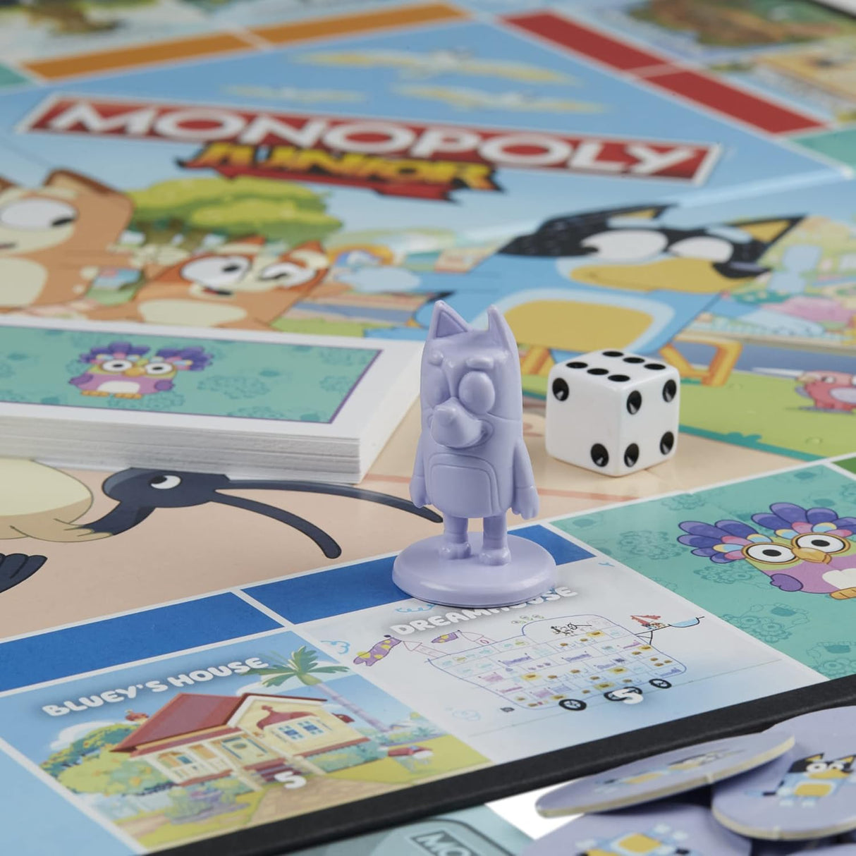 Monopoly Junior: Edición Bluey, Hasbro, Juego para Niños 5+
