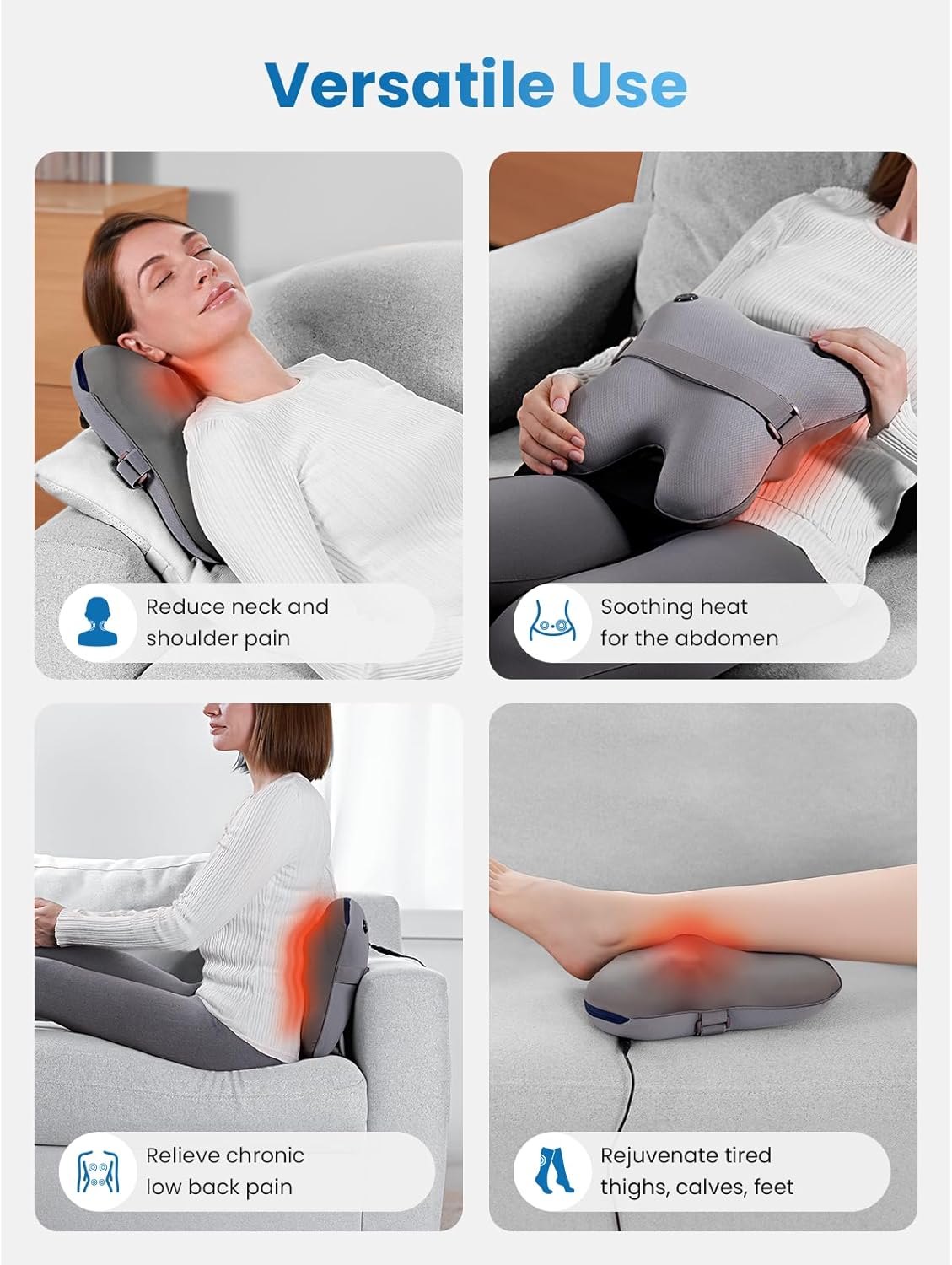 Masajeador BOB AND BRAD para espalda y cuello, EZBack Plus