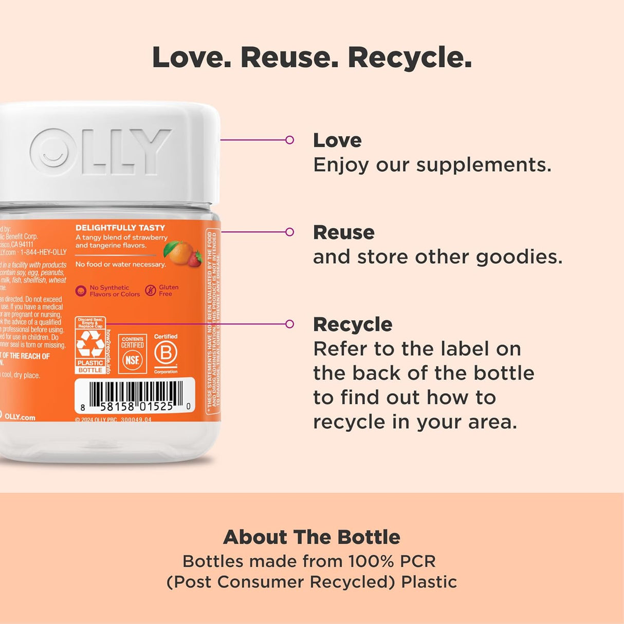 Gomitas Enfoque Láser, Ginseng, Alpha GPC, Vitaminas B