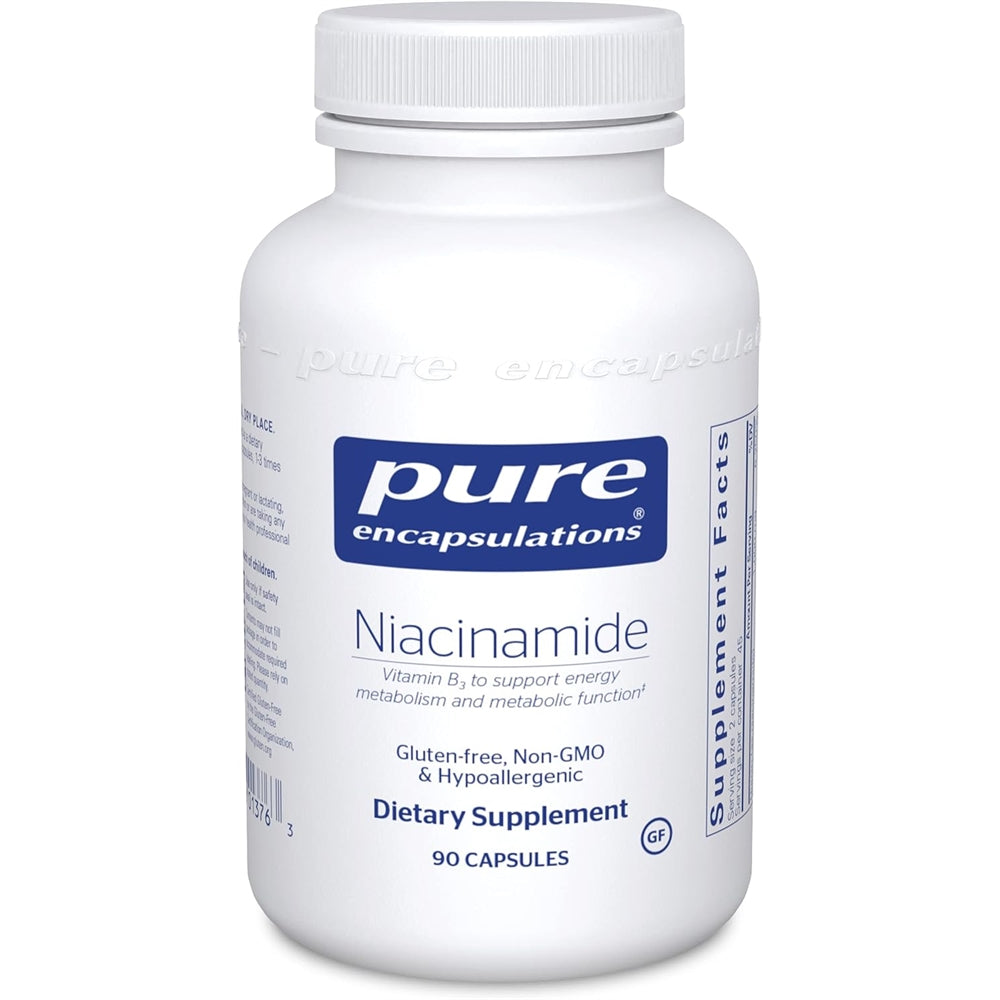 Suplemento Niacinamida de vitamina B3 para metabolismo