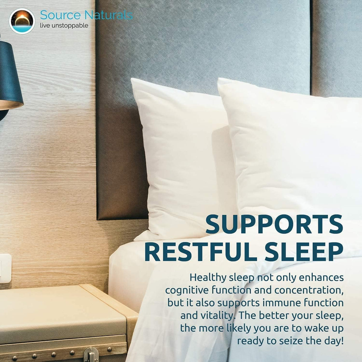 Source Naturals suplemento para dormir 2.5 mg sabor a menta