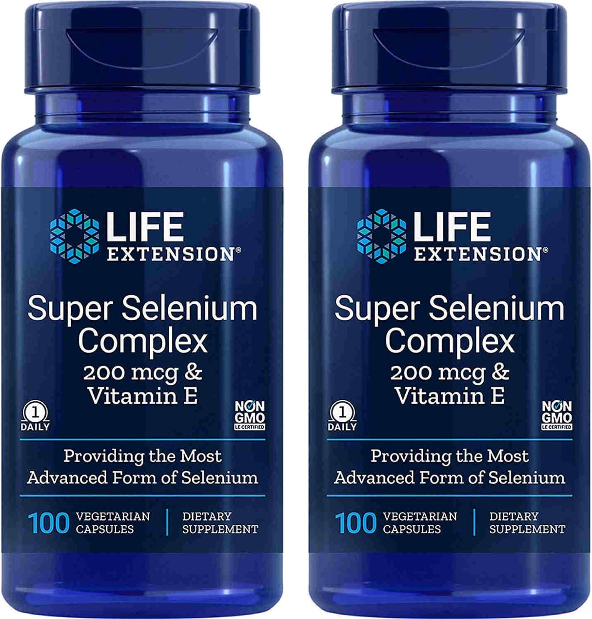 Suplementos Super Selenium Complex 200 mcg y vitamina E