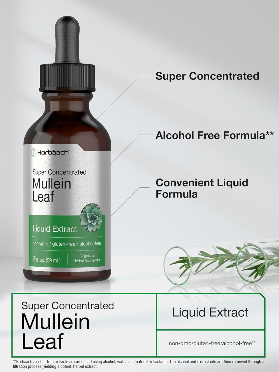 Suplemento Horbaach Gotas de tintura de hoja de gordolobo