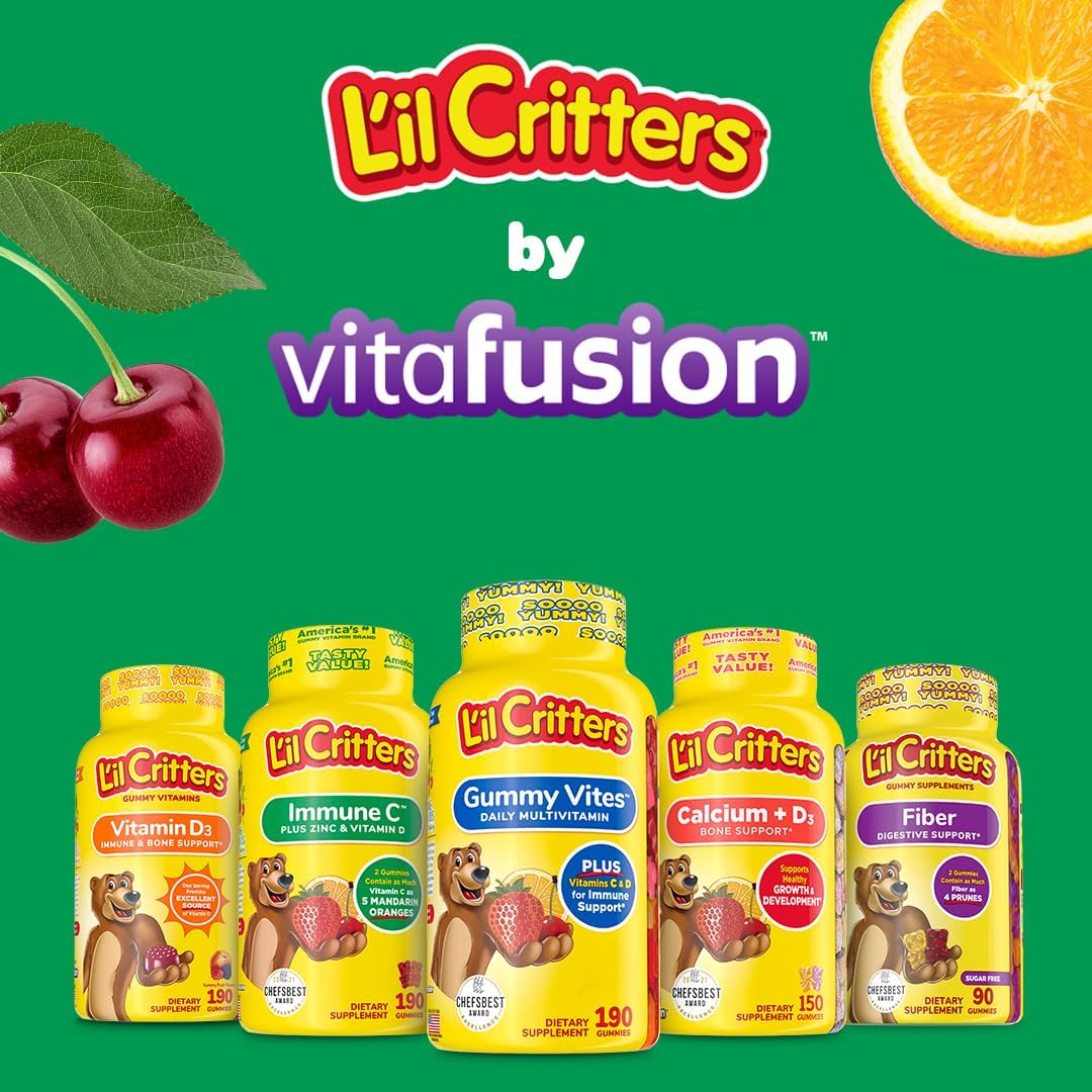 L’il Critters Suplemento de Gominolas para Inmunidad, 190 Gummies