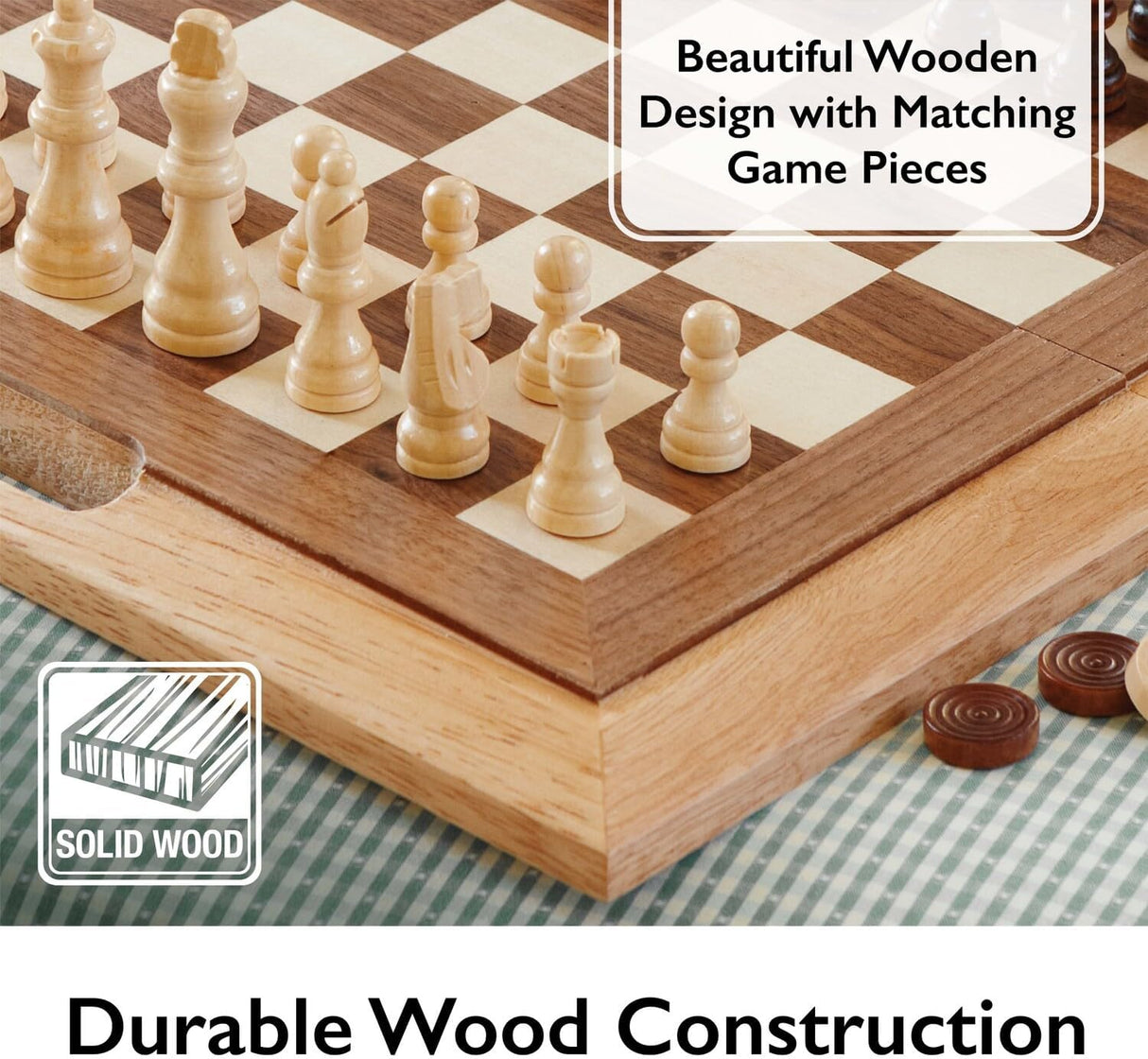 Juego de Mesa 3 en 1 Mainstreet Classics Dutchman Plegable