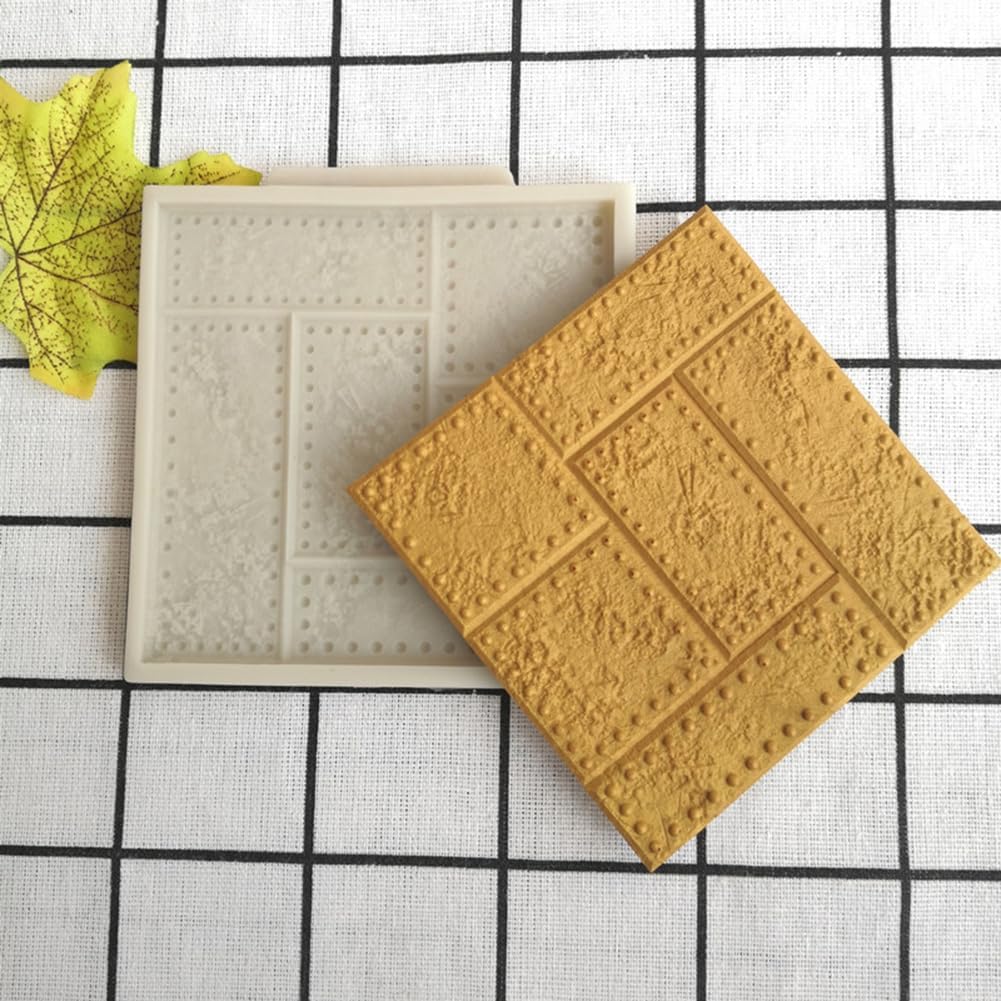 Moldes de fondant vintage en relieve 2 piezas Cjeuxnr