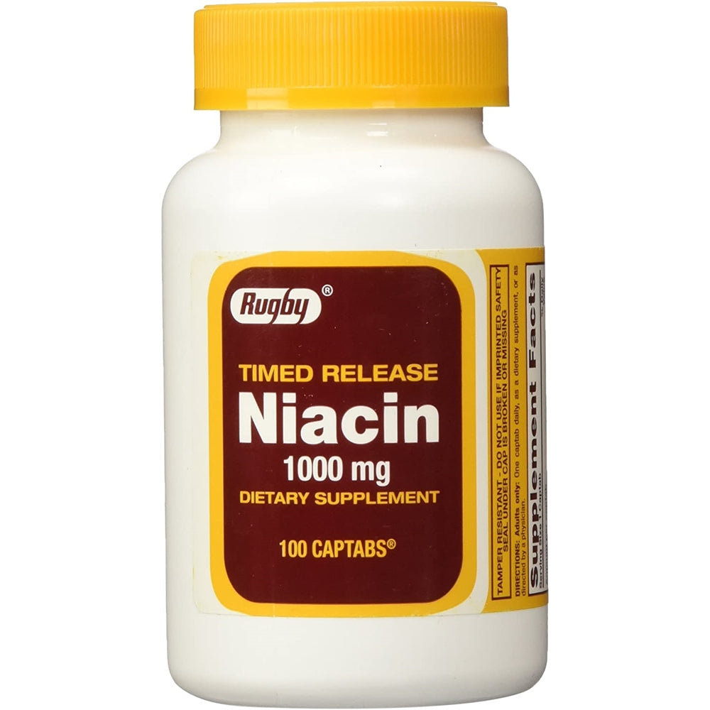 Suplemento Niacina Timed Release comprimidos 100 Pack 3