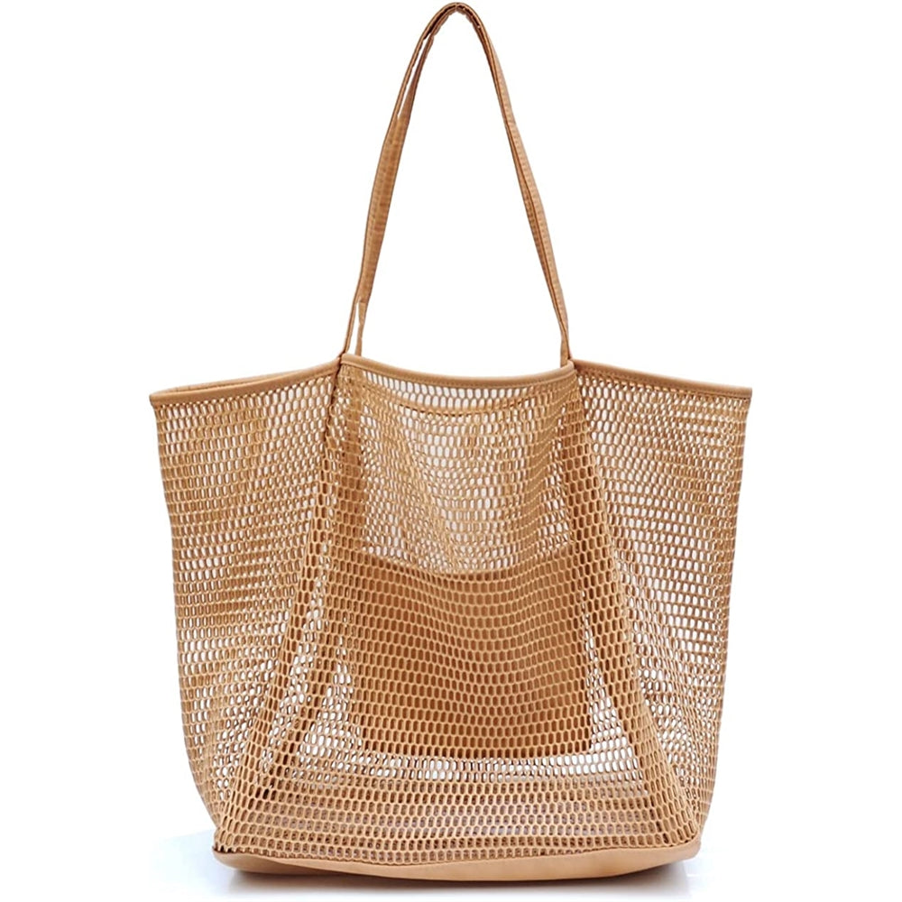 Bolsa de hombro Color: Bronceado para la playa