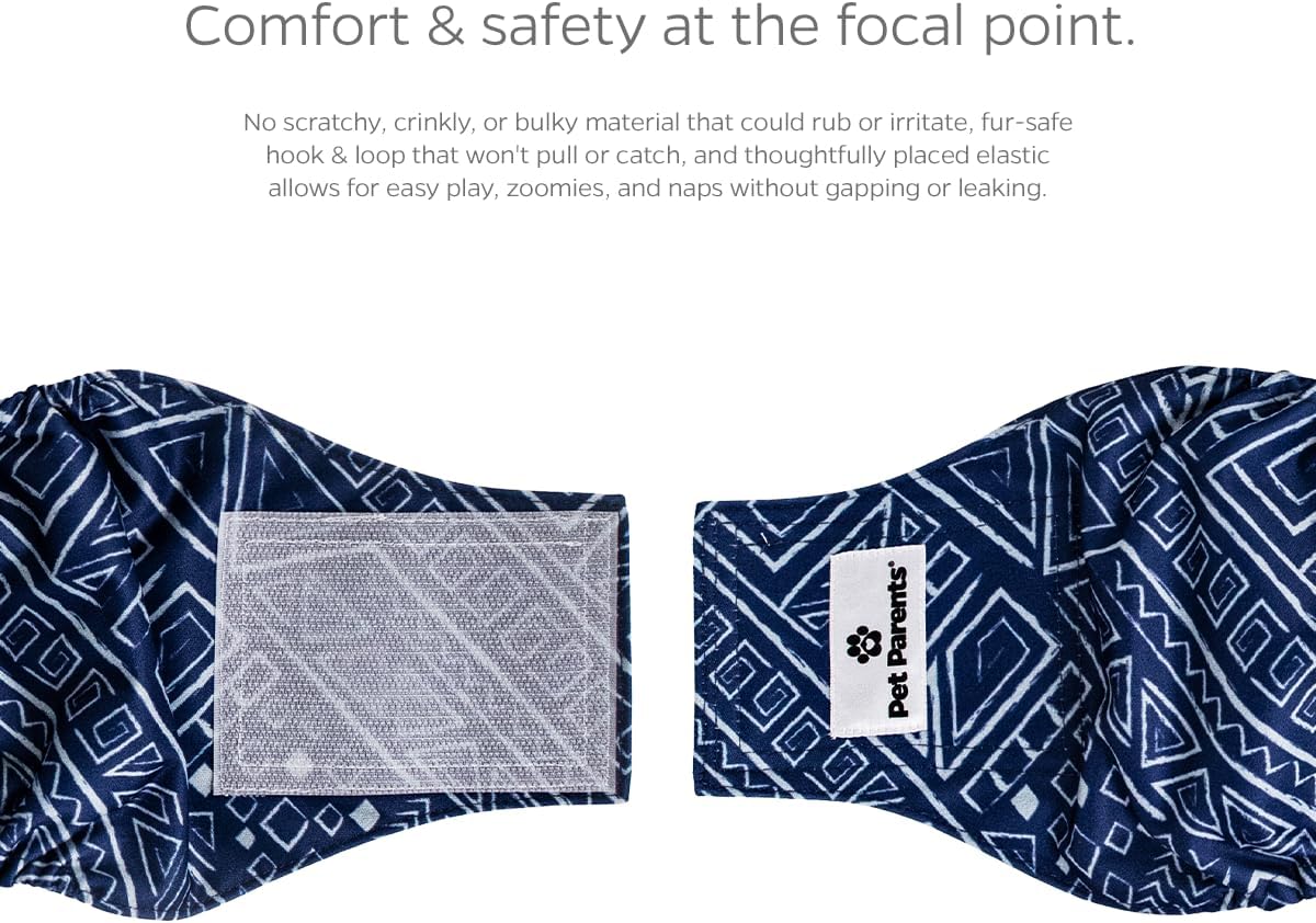 Pet Parents Bandas para vientre lavables alta calidad Kahuna