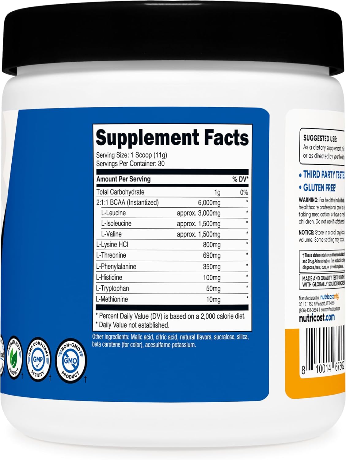 Suplemento EAA en Polvo Fruta de la Pasión, Naranja y Guayaba