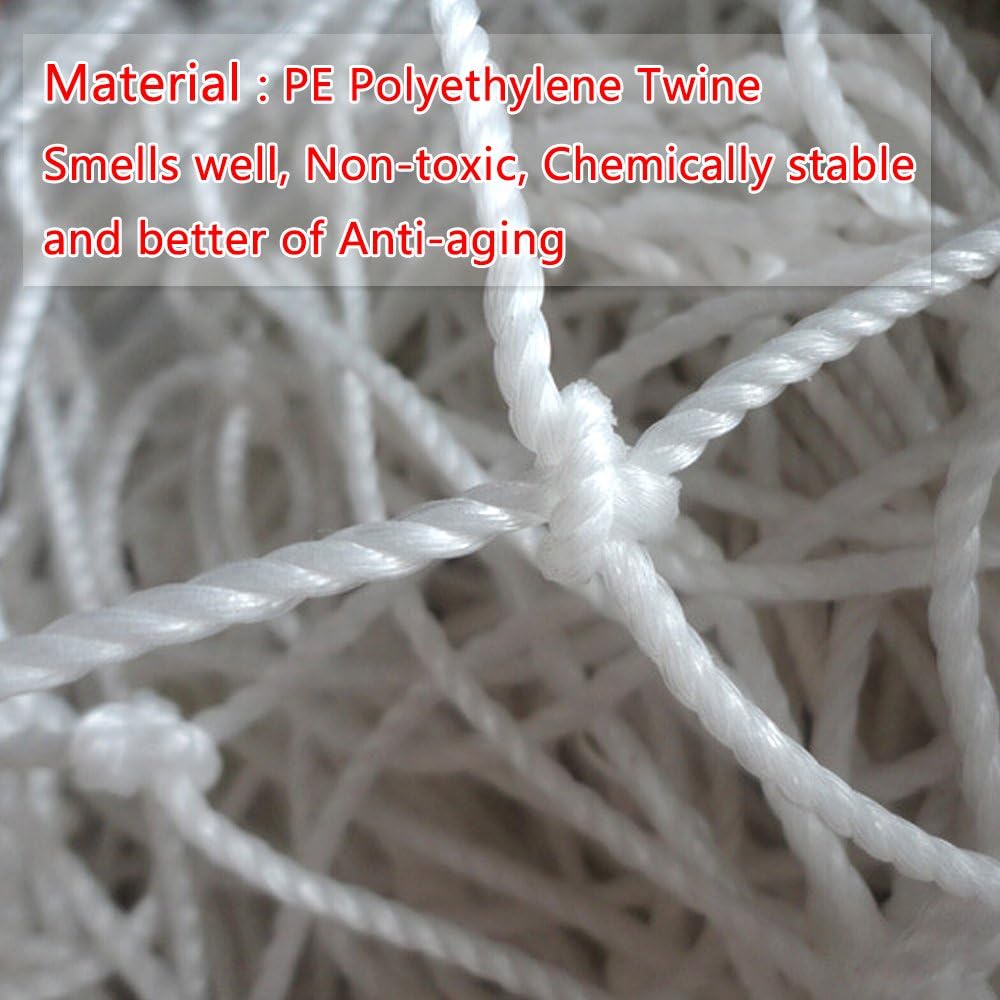 Red de Portería de Fútbol de Polietileno, Tamaño Completo