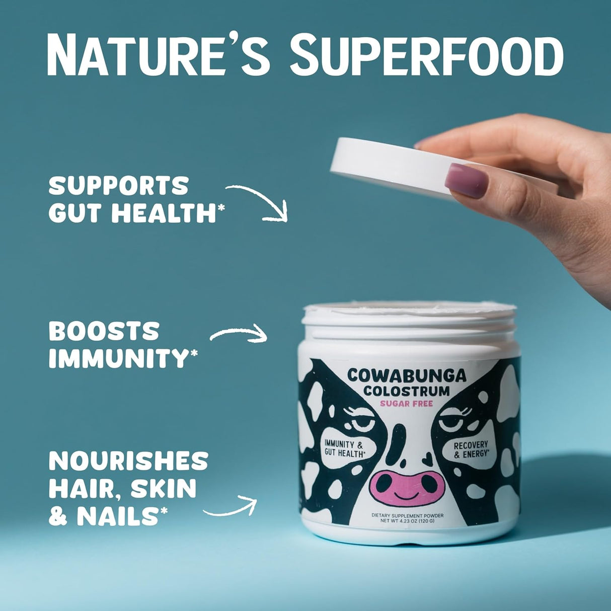 Colostro Premium en Polvo - Inmunidad, Salud Intestinal