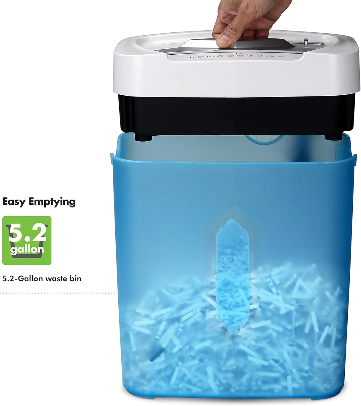 Trituradora Aurora AU1232XA 12 Hojas con Papelera 5.2 Gal.