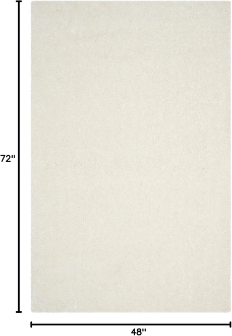 Alfombra de área 4' x 6' SAFAVIEH Luxe Shag, 3.2 gruesa