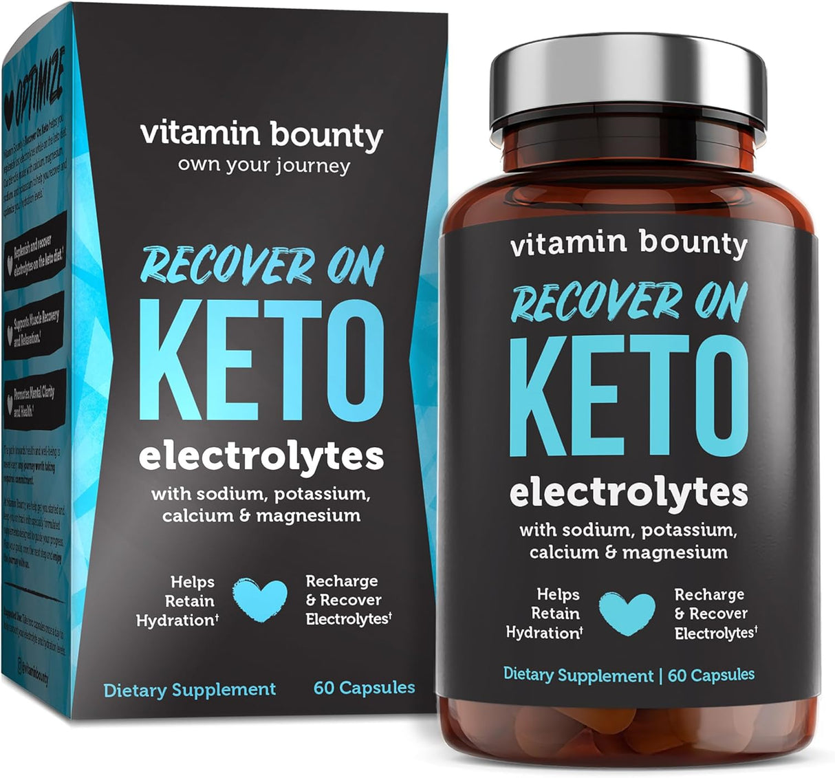 Suplemento Electrolitos Keto Vitamin Bounty - 60 Cápsulas
