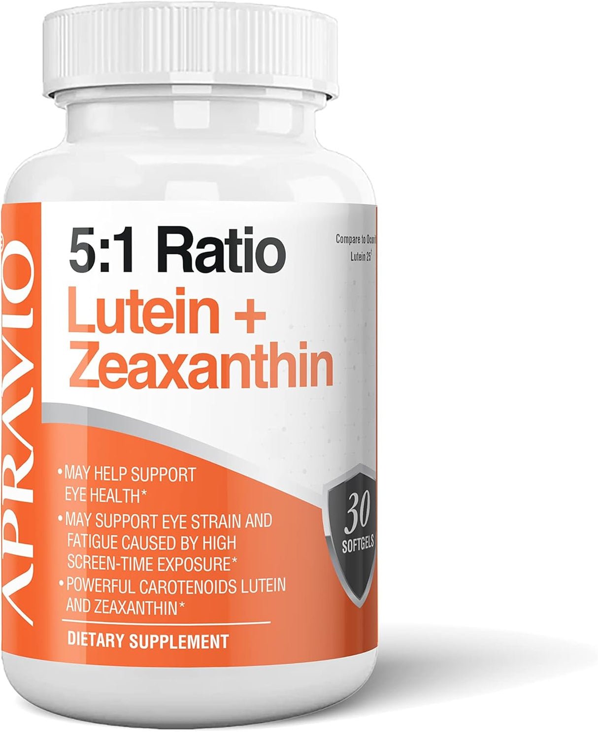 Suplemento de Luteína + Zeaxantina para la vista, 30 softgels