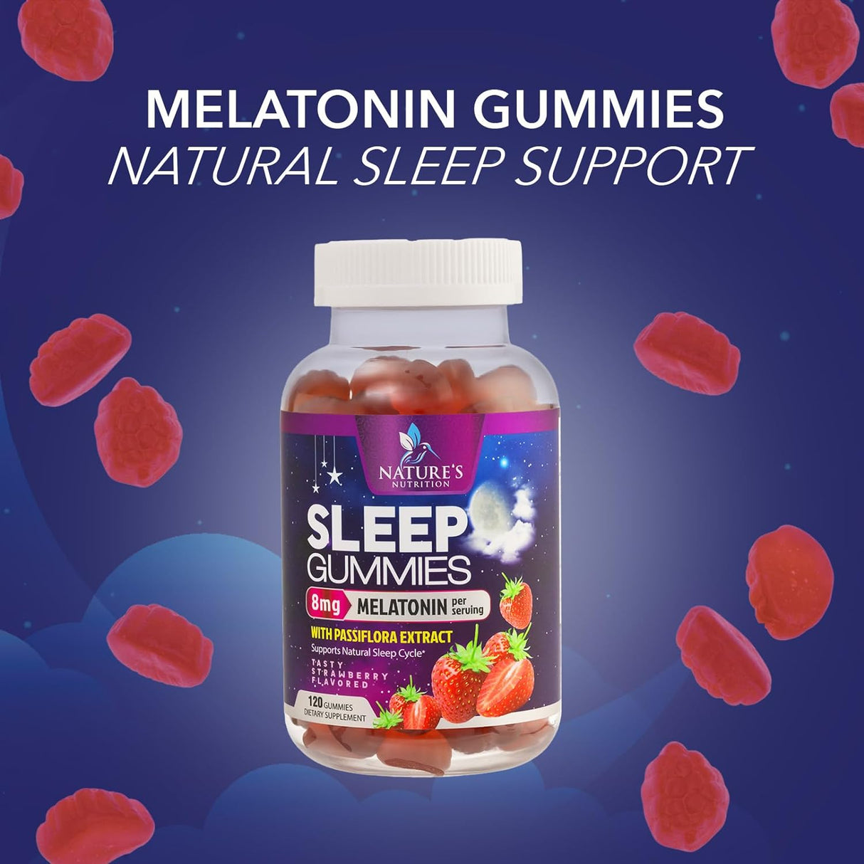 Suplemento Gummies 8mg Extra Strength 20mg