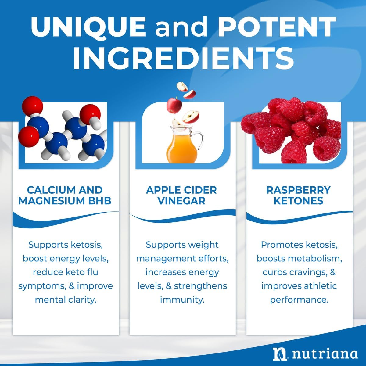 Suplementos Keto BHB - Energía, Enfoque y Quema de Grasa