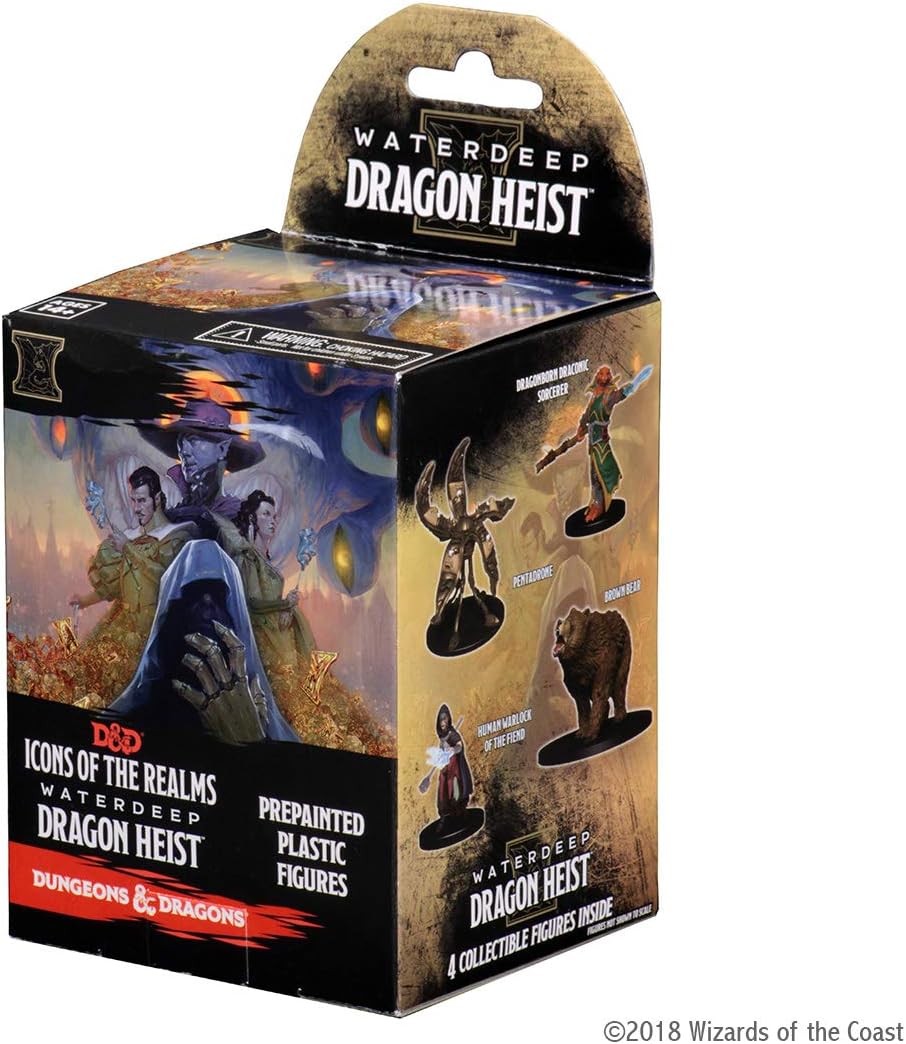 Miniaturas WizKids D&D: Waterdeep Dragon Heist Booster Brick (8)