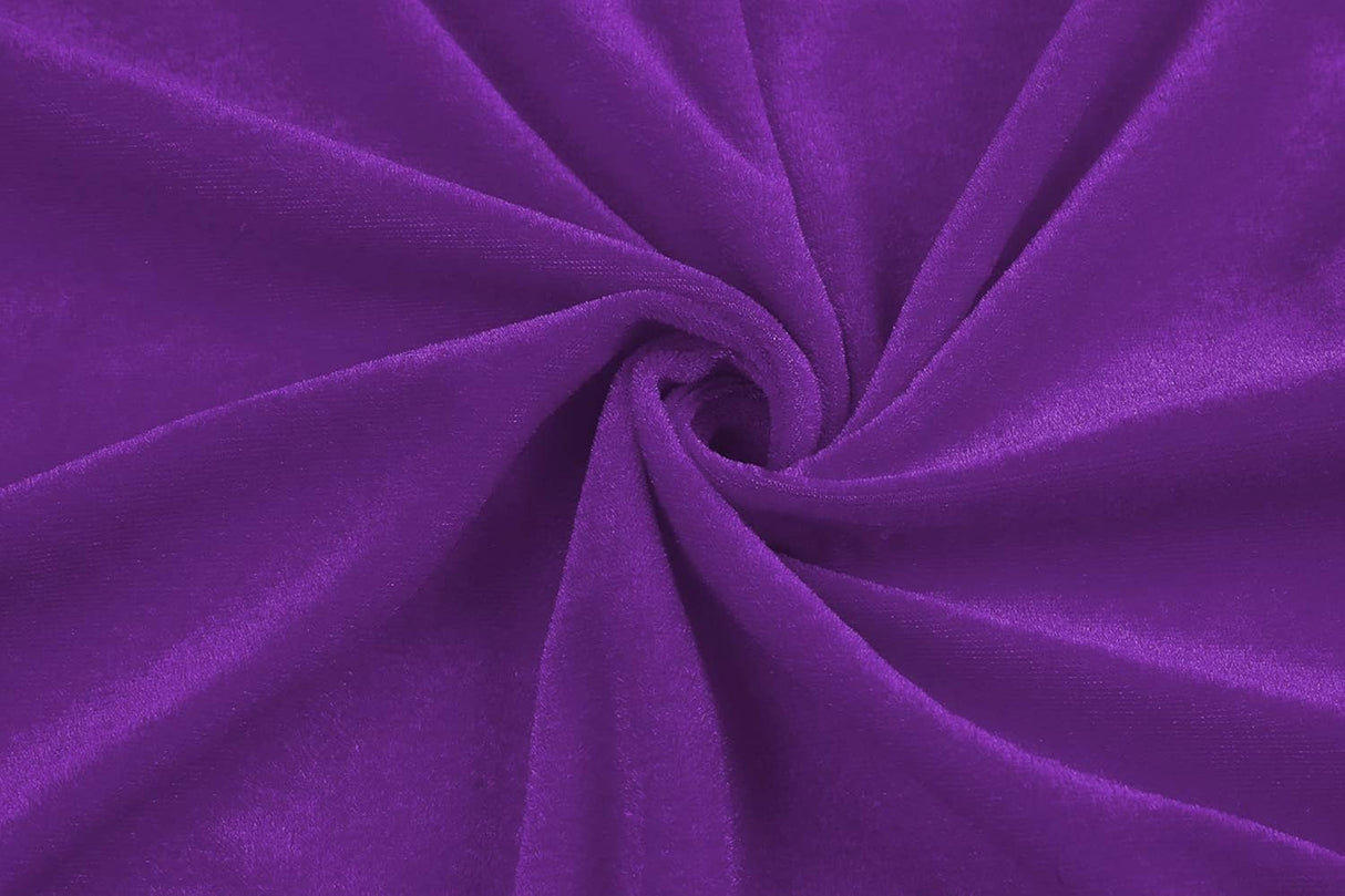 Disfraces de Capa de terciopelo con capucha morada talla S