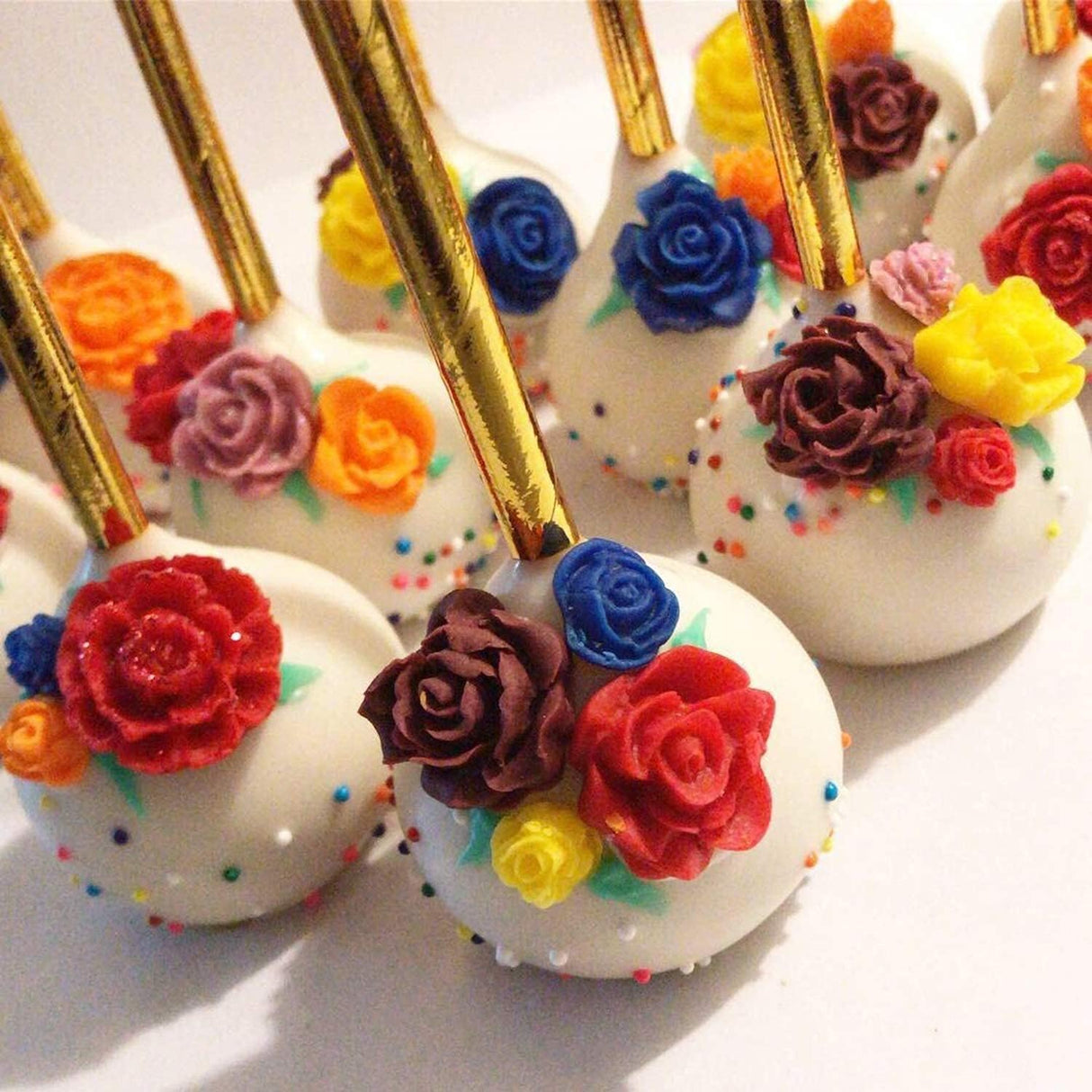 Tosnail Paquete de 3 moldes de silicona para fondant