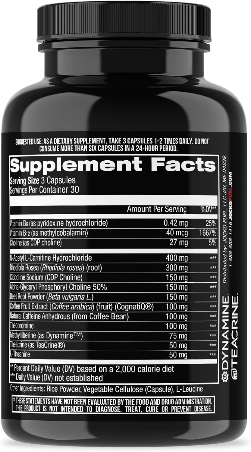 Brain Supplements for Memory & Focus - Energy Brain Booster