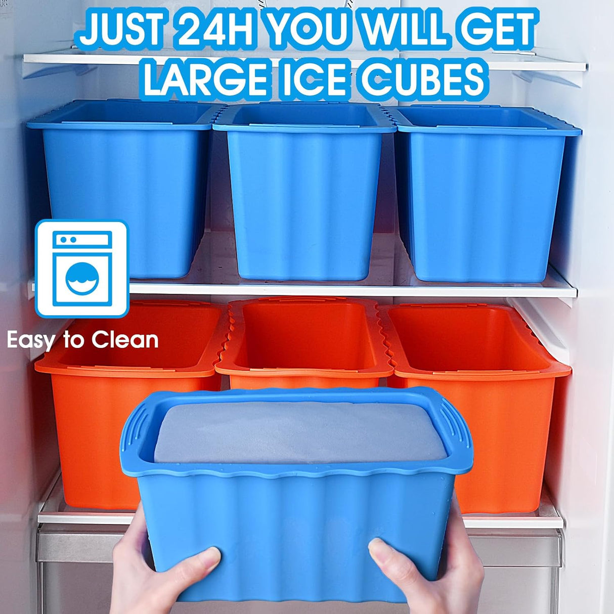 Moldes de Hielo Haldane 6PCL para Baño de Hielo, 38LB