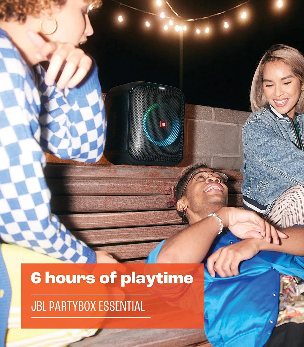 JBL Partybox Encore Essential: 100W, luces dinámicas, resistente