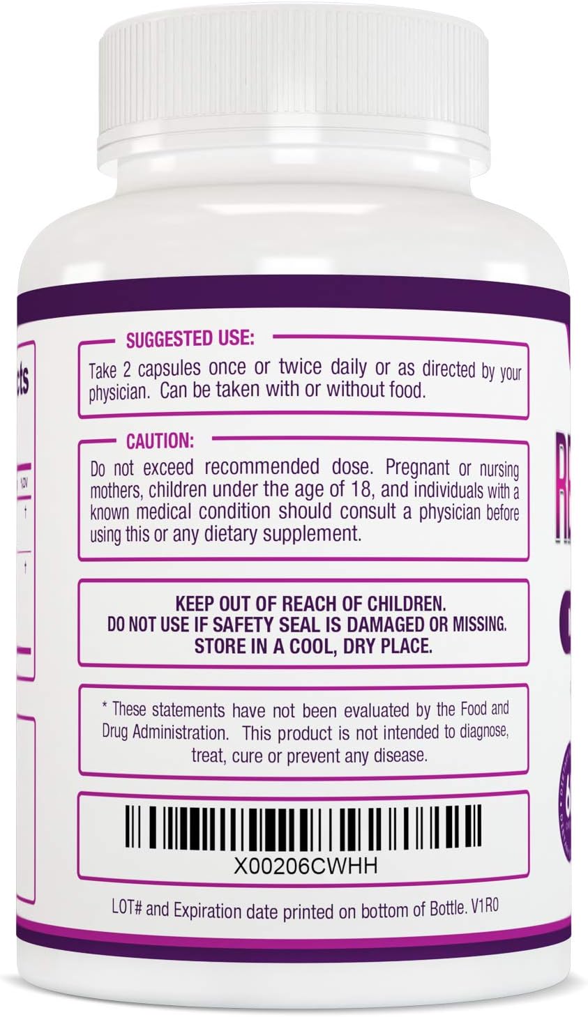 Suplemento de resveratrol premium de 1500 mg Fuerza máxima