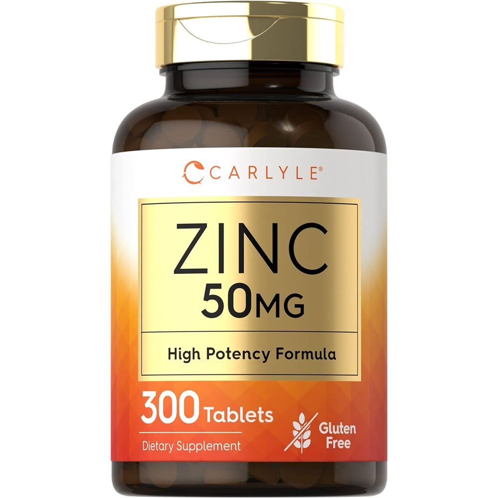 Suplementos Zinc 50mg 300 comprimidos vegetariano