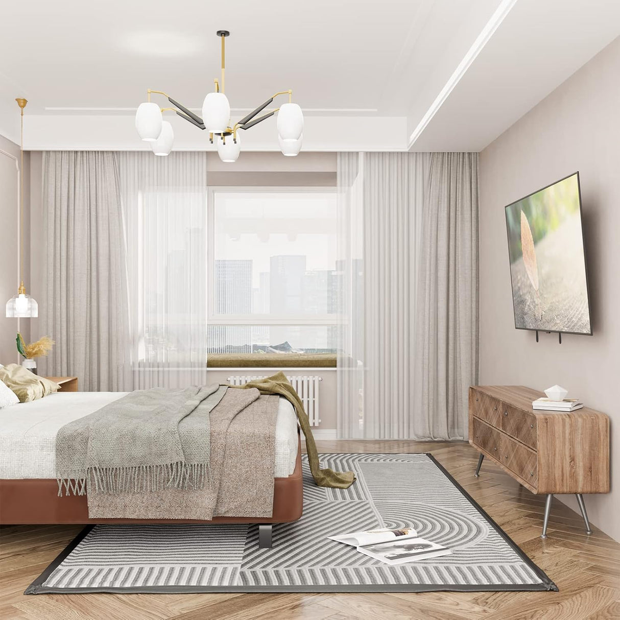 Soporte de pared inclinable parae pantalla plana LED LCD