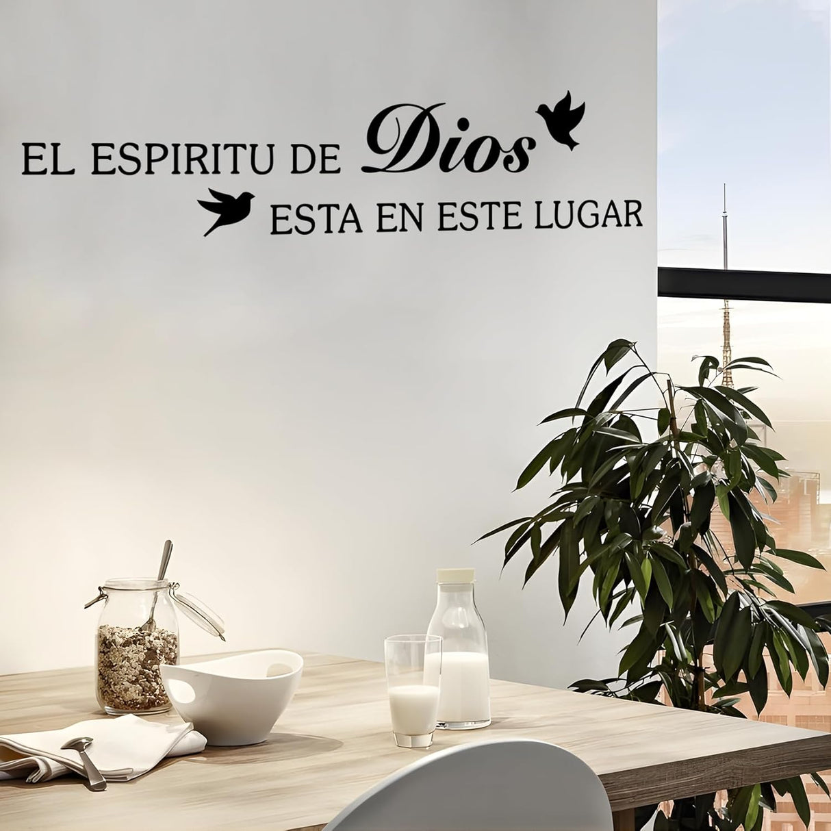 Vinilos Decorativos de Versículos Bíblicos, Inspiración Cristiana